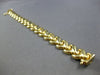 ESTATE WIDE 14KT YELLOW GOLD CLASSIC MATTE & SHINY LOVE KNOT DESIGN FUN BRACELET