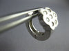 ESTATE .52CT DIAMOND 14KT WHITE GOLD FLOWER ETOILE HUGGIE FUN HANGING EARRINGS
