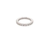 .51CT DIAMOND 18KT WHITE GOLD 3D ROUND SQUARE SETTING ETERNITY ANNIVERSARY RING