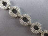 ESTATE WIDE 1.75CT DIAMOND 14KT WHITE GOLD 3D CLASSIC CIRCULAR TENNIS BRACELET
