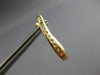ESTATE .65CT DIAMOND 14KT YELLOW GOLD 3D INSIDE OUT OVAL HOOP HANGING EARRINGS