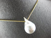 LARGE AAA SOUTH SEA PEARL 18KT YELLOW GOLD 3D CLASSIC SOLITAIRE FLOATING PENDANT