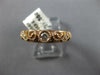 ESTATE .15CT DIAMOND 14KT ROSE GOLD 3D FILIGREE SOLITARE FRIENDSHIP LOVE RING