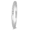 .20CT DIAMOND 14K WHITE GOLD 3D ROUND 2MM SEMI ETERNITY WEDDING ANNIVERSARY RING