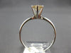 .60CT CHOCOLATE FANCY DIAMOND 14KT WHITE GOLD 3D ROUND 6 PRONG ENGAGEMENT RING
