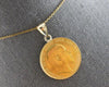 ESTATE 22KT YELLOW GOLD 3D 1877 KARIL KONIG VON WUERTTEMBERG PENDANT #28094