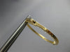 ESTATE 1.57CT DIAMOND 14KT YELLOW GOLD CLASSIC INSIDE OUT HOOP HANGING EARRINGS