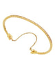 ESTATE .60CT DIAMOND 18KT YELLOW GOLD SEMI ETERNITY FLEXIBLE FUN TENNIS BRACELET