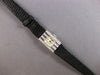 ANTIQUE ART DECO .78CT OLD MINE DIAMOND & AAA SAPPHIRE PLATINUM 3D WATCH #28151
