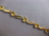 CLASSIC 14KT WHITE & YELLOW GOLD 3D MULTI CIRCULAR DIAMOND CUT WAVE FUN BRACELET
