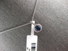 .84CT DIAMOND & AAA SAPPHIRE 14KT WHITE GOLD CLASSIC ROUND HALO FLOATING PENDANT