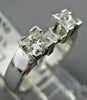 .65CT PRINCESS DIAMOND 14K WHITE GOLD 3D 3 STONE SEMI MOUNT ENGAGEMENT RING 1575