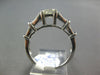 LARGE 1.90CT WHITE & LIGHT FANCY YELLOW DIAMOND 14KT WHITE GOLD ENGAGEMENT RING