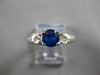 1.16CT DIAMOND & AAA SAPPHIRE 18KT WHITE GOLD ROUND LUCIDA ENGAGEMENT RING 28168