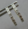 .35CT DIAMOND 18K 2 TONE GOLD CLASSIC FILIGREE REVERSIBLE HUGGIE EARRINGS #28015