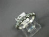 ESTATE .49CT DIAMOND PLATINUM 3D SEVEN STONE ANNIVERSARY WEDDING RING #23894