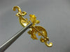 ANTIQUE AAA PEARL & TURQUOISE 14KT YELLOW GOLD HANDCRAFTED FILIGREE BROOCH 22544