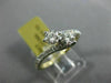 ESTATE 1.02CT DIAMOND 14KT YELLOW GOLD 2 STONE CRISS CROSS LOVE ANNIVERSARY RING