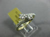 ESTATE 1.02CT DIAMOND 14KT YELLOW GOLD 2 STONE CRISS CROSS LOVE ANNIVERSARY RING