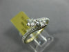 ESTATE 1.02CT DIAMOND 14KT YELLOW GOLD 2 STONE CRISS CROSS LOVE ANNIVERSARY RING