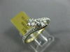 ESTATE 1.02CT DIAMOND 14KT YELLOW GOLD 2 STONE CRISS CROSS LOVE ANNIVERSARY RING