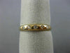 ESTATE .10CT DIAMOND 14KT ROSE GOLD 3D 5 STONE ETOILE WEDDING ANNIVERSARY RING