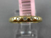 ESTATE .10CT DIAMOND 14KT ROSE GOLD 3D 5 STONE ETOILE WEDDING ANNIVERSARY RING