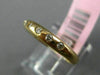 ESTATE .10CT DIAMOND 14KT ROSE GOLD 3D 5 STONE ETOILE WEDDING ANNIVERSARY RING