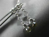 ESTATE .74CT DIAMOND & SMOKEY TOPAZ 14KT WHITE GOLD 3D ETOILE HANGING EARRINGS