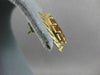 LARGE ANTIQUE PEAR CITRINE 14K YELLOW GOLD FILIGREE POST PUSHBACK EARRINGS 20X14