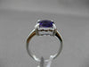 ANTIQUE 2.04CT DIAMOND & AAA AMETHYST 14KT WHITE GOLD EXTRA FACET FILIGREE RING
