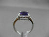 ANTIQUE 2.04CT DIAMOND & AAA AMETHYST 14KT WHITE GOLD EXTRA FACET FILIGREE RING