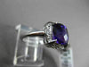 ANTIQUE 2.04CT DIAMOND & AAA AMETHYST 14KT WHITE GOLD EXTRA FACET FILIGREE RING