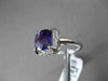 ANTIQUE 2.04CT DIAMOND & AAA AMETHYST 14KT WHITE GOLD EXTRA FACET FILIGREE RING