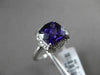 ANTIQUE 2.04CT DIAMOND & AAA AMETHYST 14KT WHITE GOLD EXTRA FACET FILIGREE RING