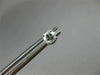 ESTATE .87CT ROUND DIAMOND 14K WHITE GOLD CLASSIC 4 PRONG SOLITARE STUD EARRINGS