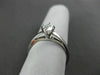 ESTATE MARQUISE DIAMOND 14KT WHITE GOLD SOLITAIRE ENGAGEMENT RING F VS #20206