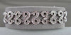 ANTIQUE WIDE 1.5CTW FILIGREE 14KT DIAMOND "S" DESIGN BRACELET