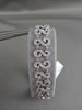 ANTIQUE WIDE 1.5CTW FILIGREE 14KT DIAMOND "S" DESIGN BRACELET