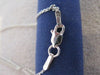 ANTIQUE 1.12CT DIAMOND PEAR 14K WHITE GOLD HANGING HALO DROP PENDANT CHAIN #1067
