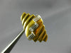 ANTIQUE LARGE 4.78CT DIAMOND & AAA YELLOW TOPAZ 14KT GOLD HANGING DROP EARRINGS