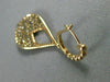 ESTATE LARGE 4.90CT WHITE & MULTI COLOR FANCY DIAMOND 18KT ROSE GOLD 3D EARRINGS