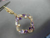 8.60CT DIAMOND & AAA AMETHYST PINK QUARTZ 14KT ROSE GOLD ETOILE HANGING EARRINGS