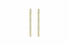 ESTATE LARGE & LONG 2.70CT DIAMOND 18KT YELLOW GOLD DOUBLE BAR HANGING EARRINGS