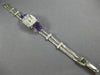 ANTIQUE SMITH PATTERSON 4.40CT OLD MINE DIAMOND & AMETHYST PLATINUM WATCH #2573