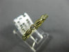 ESTATE .12CT DIAMOND 14K YELLOW GOLD ETOILE BEZEL LEAF ETERNITY ANNIVERSARY RING