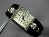 ANTIQUE LADY HAMILTON .35CT DIAMOND 14KT WHITE GOLD 3D ART DECO WATCH #499