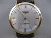 ANTIQUE LONGINES 14K YELLOW GOLD LARGE ROUND SWISS MENS MECHANICAL WATCH #2287