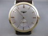 ANTIQUE LONGINES 14K YELLOW GOLD LARGE ROUND SWISS MENS MECHANICAL WATCH #2287