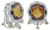 ESTATE .39CT DIAMOND 14KT WHITE GOLD 3D INSERT CROWN RING